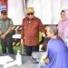 Walikota Gorontalo, Marten Taha saat melaksanakan peninjauan beberapa posko bersama Forkopimda Kota Gorontalo, Senin (8/4/2024).