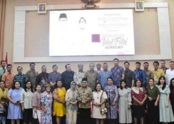 Pemerintah Kota Gorontalo melaksanakan Halal BI Halal bersama Umat Kristiani di BLY Kota Gorontalo dalam rangka safari Idhul Fitri 1445 H