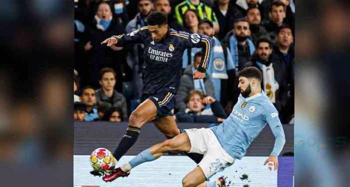 Real Madrid vs Manchester City. Foto: Twitter.