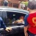 Adik Reza Pradipta Mohammad berhasil mencium tangan Presiden RI Joko Widodo saat dirinya akan berkunjung ke Waduk Bulango Ulu.
