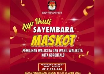 Dua Hari Lagi Sayembara Maskot KPU Kota Gorontalo Ditutup, Buruan Daftar!
