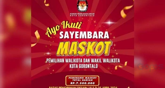 Dua Hari Lagi Sayembara Maskot KPU Kota Gorontalo Ditutup, Buruan Daftar!