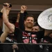 Pelatih Bayer Leverkusen, Xabi Alonso melakukan selebrasi usai timnya memastikan gelar juara Bundesliga Jerman 2023/2024. [Ina Fassbender / AFP]