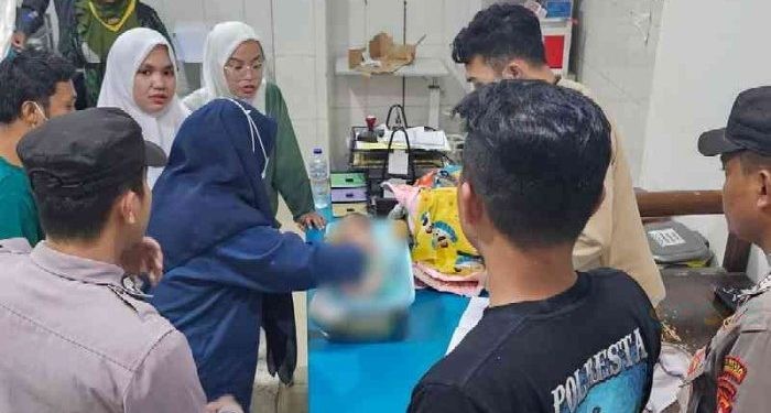 Warga Kota Gorontalo digegerkan dengan penemuan bayi di Kota Gorontalo.