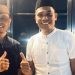 Roni Sampir dan Ketua DPC Gerindra Kabupaten Gorontalo, Tommy Ishak.(F. dok)