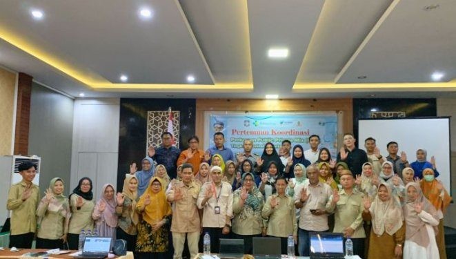 Pertemuan koordinasi Public Private Mix tingkat Provinsi Gorontalo.