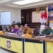 Suasana Rapat Forkopimda diperluas yang dipimpinan Sekretaris Daerah Provinsi (Sekdaprov) Gorontalo Sofian Ibrahim di Aula Rumah Jabatan Gubernur, Selasa (2/4/2024). Foto – Winda
