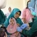 Ketua Tim Penggerak PKK Provinsi Gorontalo Fima Agustina berkunjung ke Posyandu Elang 3 Kelurahan Buladu Kecamatan Kota Barat Kota Gorontalo, Sabtu (6/4/2024).