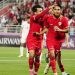 Marselino Ferdinan dan Witan Sulaeman berselebrasi usai Timnas Indonesia U-23 cetak gol ke gawang Yordania (Dok. PSSI).