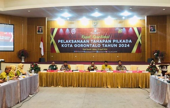 Pemerintah Kota Gorontalo mendukung penuh pelaksanaan Pemilihan Kepada Daerah di Kota Gorontalo yang akan di selenggarakan pada 27 November 2024