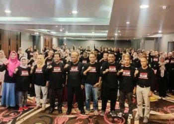 Bimbingan Teknis Pengajar Utama Revitalisasi Bahasa Gorontalo Kabupaten Boalemo dan Kabupaten Gorontalo Utara, Rabu (3/4/2024).