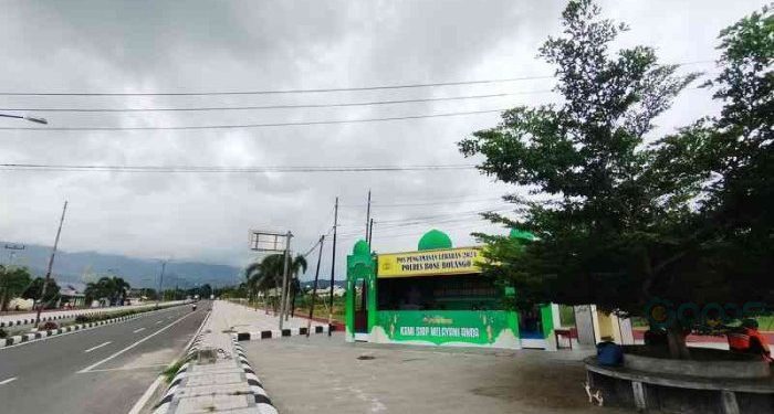 Posko Pengamanan (Pospam) jelang Idul Fitri.