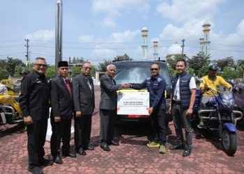 PT Inalum memberikan bantuan CSR berupa 10 unit Betor dan 1 unit Mobil Pengangkut Sampah kepada Pemkab Asahan, Jumat (15/03/2024).