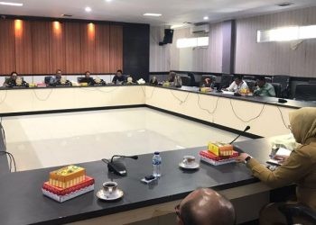 Rapat Pansus terkait finalisasi LKPJ Kepala Daerah Tahun 2023, Senin (29/4/2024).