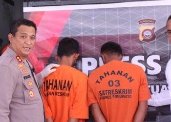 Dua Pelaku Pencurian 12 Dinamo di Pohuwato Diringkus Polisi