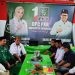 Rustam Akili saat menyampaikan berkas pendaftaran di penjaringan Cabup Partai Kebangkitan Bangsa Kabupaten Gorontalo
