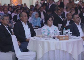 Wakil Bupati Asahan Taufik Zainal Abidin saat mengikuti Musrenbang RPJPD Provinsi Sumut Tahun 2025-2045, Senin (29/4/2024).