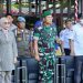 Anggota DPRD Provinsi Gorontalo, Sitti Nurain Sompie (kiri) saat menghadiri gelar pasukan dalam rangka operasi keselamatan otanaha yang digelar oleh Polda Gorontalo, Rabu (3/4/2024) (muhajir/gopos)