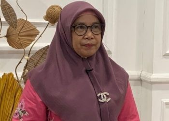 Nirwan Junus, SH.MH Ketua Panitia Seleksi KDMI tingkat Universitas Negeri Gorontalo saat diwawancarai awak media di BAKP UNG