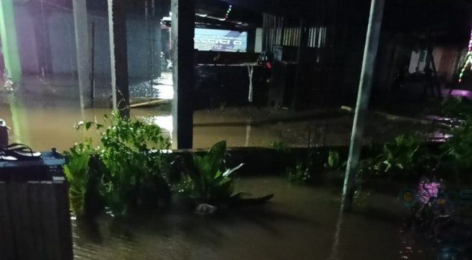 banjir bandang melanda kecamatan Tolinggula, Gorontalo Utara, Ahad (7/4/2024).