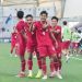 Pemain Timnas Indonesia UU-23 melakukan selebrasi usai berhasil mencetak gol di gawang Australia (dok. pssi)