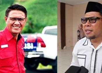 Irwan Mamesah (kanan) dan Amran Mustapa (kiri) (dok. gopos)