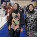 Direktur Jenderal Energi Baru Terbarukan dan Konservasi Energi (Dirjen EBTKE) Kementerian ESDM Eniya Listiani Dewi (kiri) mengunjungi pameran teknologi di Jakarta, Rabu (24/4/2024). (ANTARA/Putu Indah Savitri)
