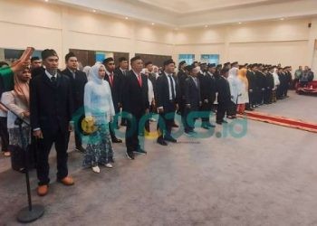 Komisi Pemilihan Umum (KPU) Kabupaten Bone Bolango melantik 90 Anggota Panitia Pemilihan Kecamatan (PPK) untuk pemilihan kepala daerah (Pilkada) 2024.