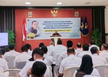 Stafsus Menkumham Tegaskan Pentingnya Rencana Aksi Konsisten dan Komprehensif di Kemenkumham Gorontalo 