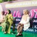 Ketua TP. PKK Kabupaten Gorontalo, Forry Naway (tengah kebaya hijau) saat menghadiri talk show peringati Hari Kartini. Foto Tiwi