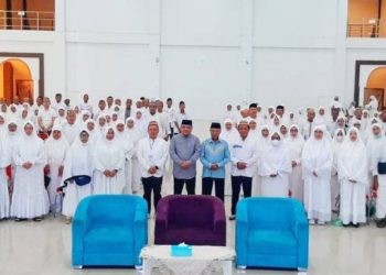 sebanyak 315 Calon Jamaah Haji (CJH) di Kabupaten Gorontalo telah mengikuti bimbingan manasik tahun 2024.
