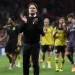 Pelatih Dortmund Edin Terzic pada akhir pertandingan leg pertama perempat final Liga Champions UEFA antara Atletico Madrid dan Borussia Dortmund di Stadion Metropolitano, Madrid, Rabu (10/4/2024) (AFP/THOMAS COEX)