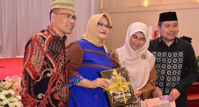Brigjen TNI Hari Pahlawantoro yang saat ini adalah Danrem 133 Nani Wartabone menggantikan Brigjen TNI Totok Sulistyono.(F. Sella/humasprov)