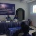 Direktur RS Dunda Limboto Alaludin Lapananda mendaftar sebagai bakal calon Walikota dan Wakil Walikota Gorontalo di partai Demokrat, Senin (13/5/2024). Alaludin sendiri tidak datang langsung, melainkan bertatap muka secara virtual.(F. Rama/gopos)