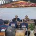 Wakil Bupati Asahan Taufik Zainal Abidin Siregar saat ramah tamah dengan serikat buruh se Kabupaten Asahan, Rabu (1/5/2024)