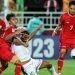 Suasana pertandingan Timnas Indonesia U-23 kontra Irak di perebutan tempat ketiga Piala Asia U-23 2024 di Stadion Abdullah bin Khalifa, Doha, Qatar, Jumat (3/5/2024) dini hari WIB. [Karim JAAFAR / AFP]