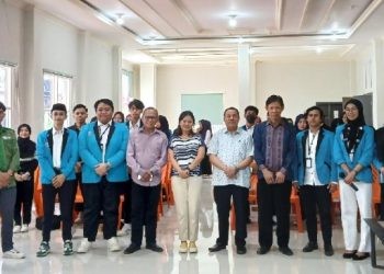 Diskusi Wawasan Organisasi dan Publikasi yang diselenggarakan oleh Senat Mahasiswa, Fakultas Sains, Teknologi dan Ilmu Kesehatan (F-STIK), Universitas Bina Mandiri (UBM) Gorontalo, Selasa (7/5/2024) (laila/gopos)