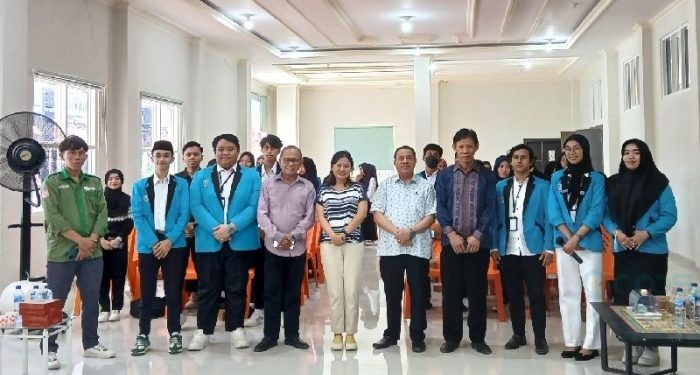 Diskusi Wawasan Organisasi dan Publikasi yang diselenggarakan oleh Senat Mahasiswa, Fakultas Sains, Teknologi dan Ilmu Kesehatan (F-STIK), Universitas Bina Mandiri (UBM) Gorontalo, Selasa (7/5/2024) (laila/gopos)