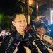 Wakil Walikota Gorontalo, Ryan Kono saat diwawancari oleh awak media di Rumah Adat Dulohupa (Rabu,8 Mei 2024) Foto Rama/Gopos