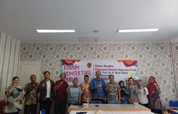 Rumah Sakit Umum Daerah (RSUD) Aloei Soboe melaksanakan Forum Konsultasi Publik dalam rangka Penyusunan Standar Pelayanan Publik RSUD Aoei Saboe Kota Gorontalo yang berlangsung di Aula RSUD Aoei Saboe, Jumat (17-5-2024).