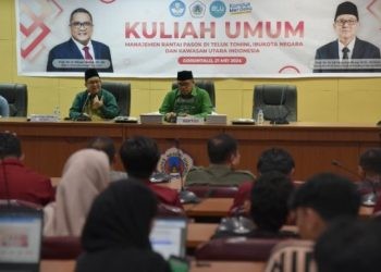 Kuliah umum yang diselenggarakan oleh UNG, Selasa (21/5/2024) di Ruang Sidang Senat Lt. 4 Rektorat UNG.