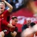 Manchester United juara Piala FA 2023/2024 usai mengalakan Manchester City pada laga final di Stadion Wembley, London, Inggris, Sabtu (25/5/2024) malam WIB. [Ben Stansall / AFP]