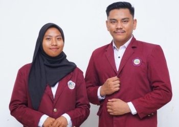 Capt: Ridha Alvariza Anwar Presiden BEM UNG 2024 dan Aprijal Rajak Wakil Presiden BEM UNG 2024