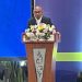 Presiden Intelligent Transport System (ITS) William Sabandar memberikan sambutan dalam acara penutupan ITS Asia Pacific Forum 2024 di Jakarta Convention Center (JCC), Senayan, Jakarta, Kamis (30/5/2024). (ANTARA/Fathur Rochman)