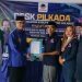 Ishak Ntoma saat mendaftar di DPD NasDem Bone Bolango, Jumat (3/5/2024).