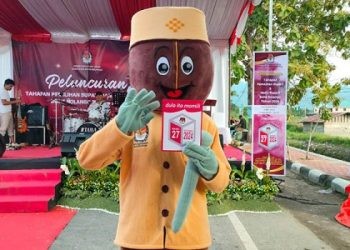 Kopino, masko Pilkada Bone Bolango 2024. (iya/Gopos)