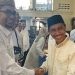 Bupati Gorontalo, Nelson Pomalingo, saat melepas pemberangkatan JCH asal Kabupaten Gorontalo, Ahad (19/5/2024).