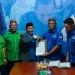 Bakal calon Gubernur Gorontalo, Nelson Pomalingo saat mendaftar ke Partai Demokrat, Selasa (14/5/2024).(F. Putra/gopos)