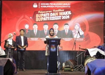 Peluncuran Tahapan Pilkada Pohuwato, berlangsung di kawasan Pohon Cinta Marisa, Ahad (05/05/2024) (Foto Iwan Karim Humas Pemda)