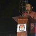 Pj Gubernur Gorontalo Ismail Pakaya saat membuka peluncuran Pilkada 2024, Rabu malam (1/5/2024). (F. Fadil/Humasprov)